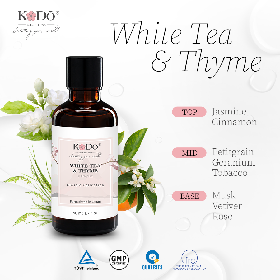 Tinh dầu White tea and thyme 01