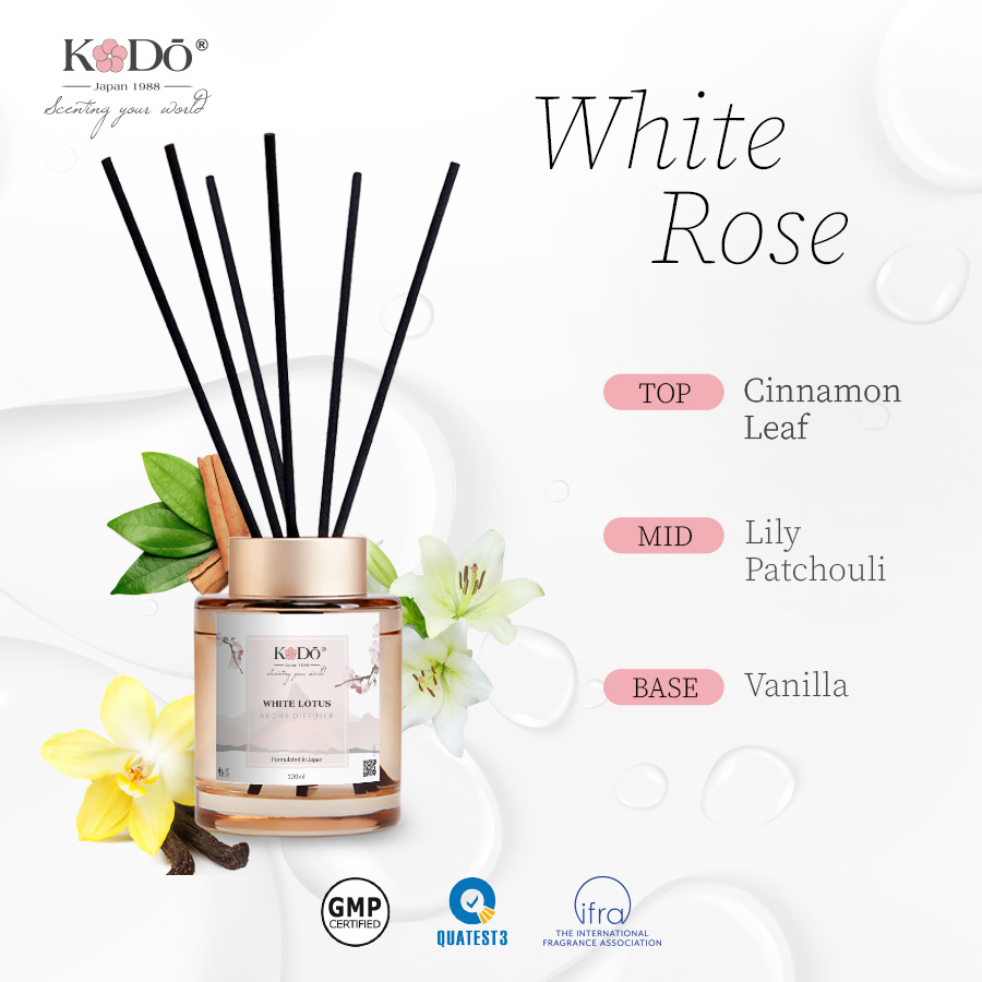 Bộ que khuếch tán_White-Rose
